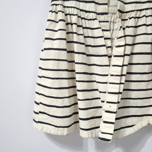 H&M Kids Cotton Striped Button Up Dress Size 1 1/2- 2 Years 100% cotton - Picture 3 of 6